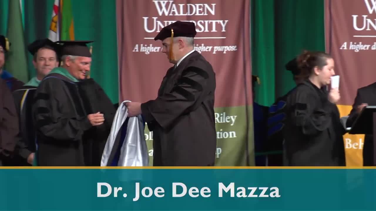 2018 Walden Winter Doctoral Hooding Ceremony