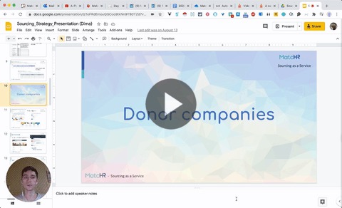 Edit Finding Donor companies