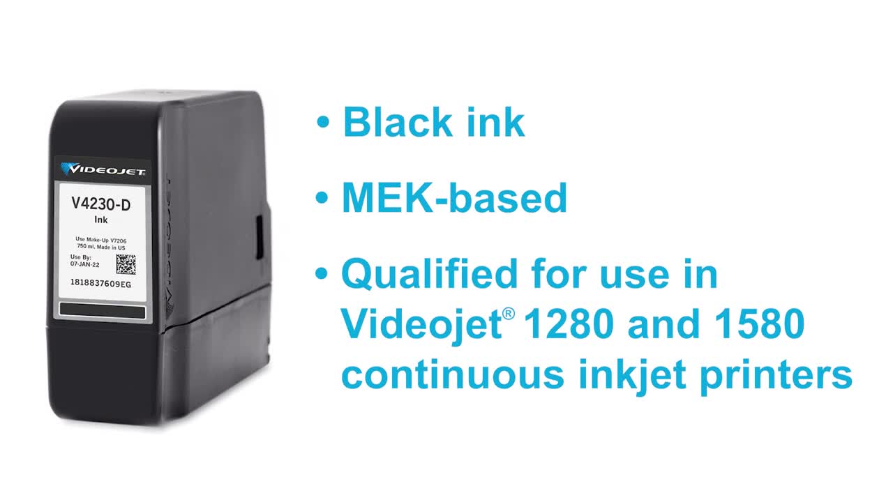 Imprimante à jet d'encre industrielle Videojet® 1280 - Videojet