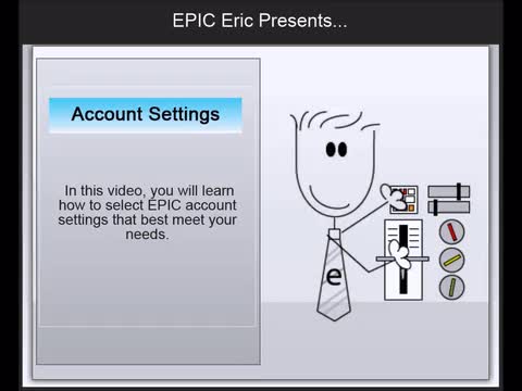 EPIC Account Settings