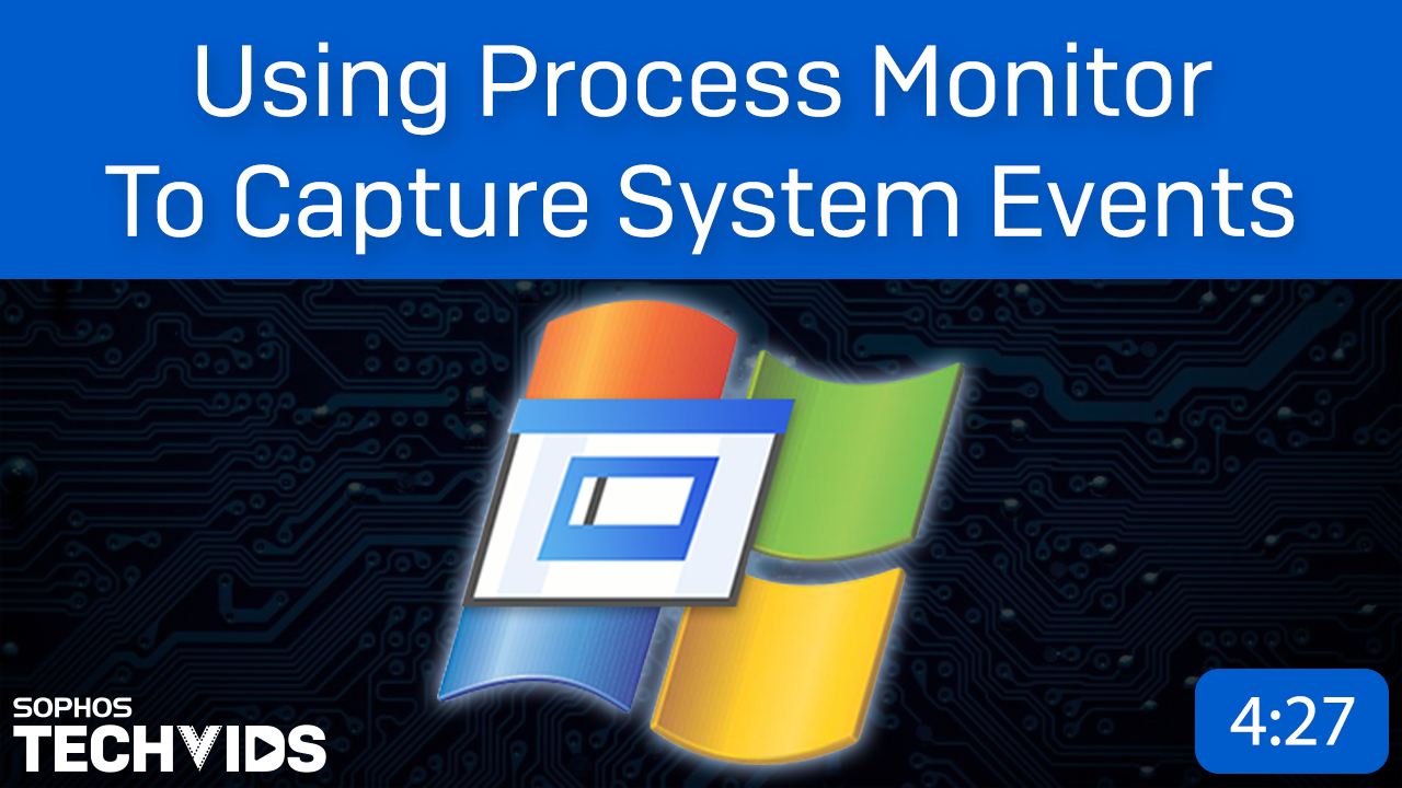 System capture. Process Monitor.