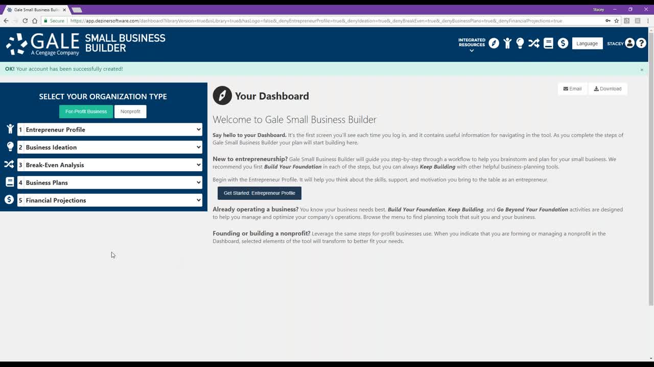 Digital business plan template image