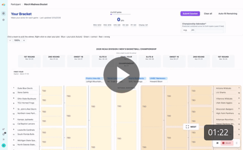 Airtable March Madness Video