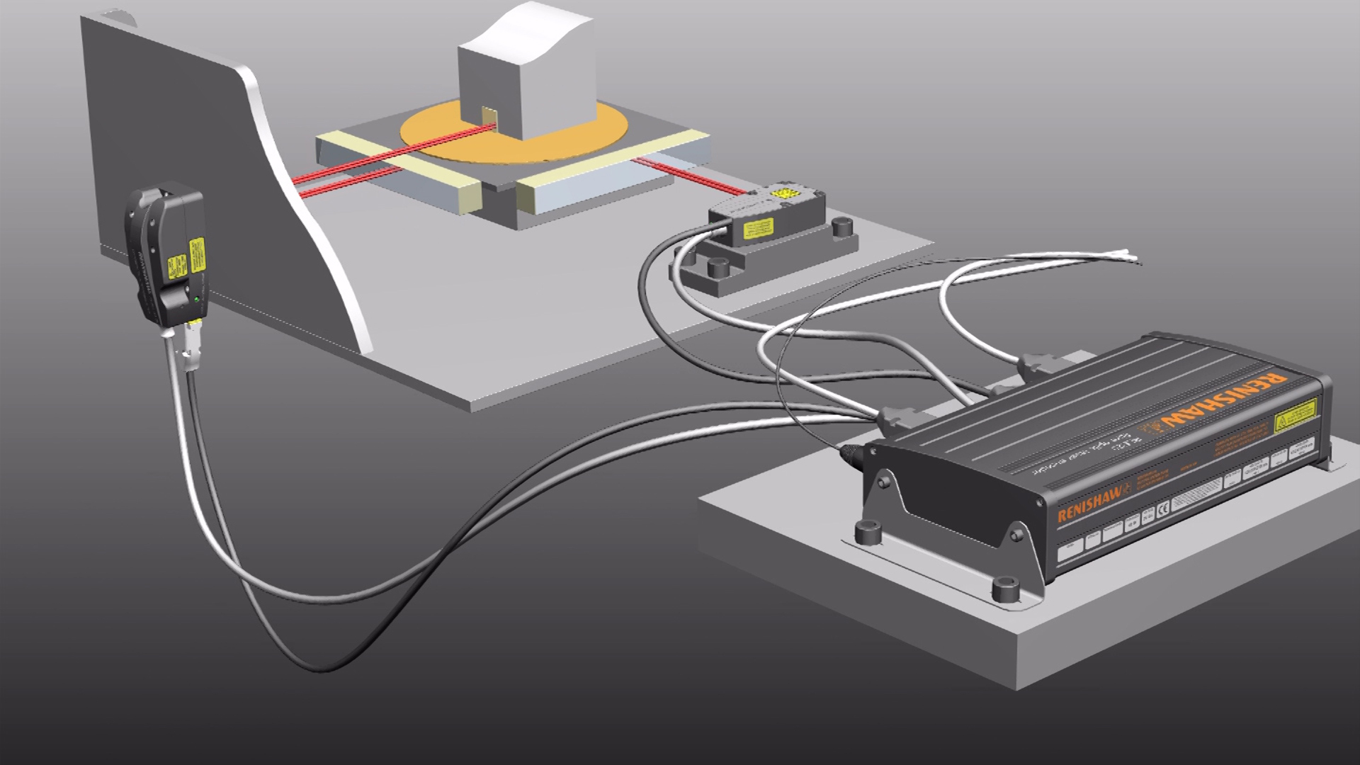 Лазер юнит. Лазерный интерферометр Renishaw. Лазерный интерферометр Renishaw XL-80. Лазерный датчик RLD-150. Волоконный лазерный источник.