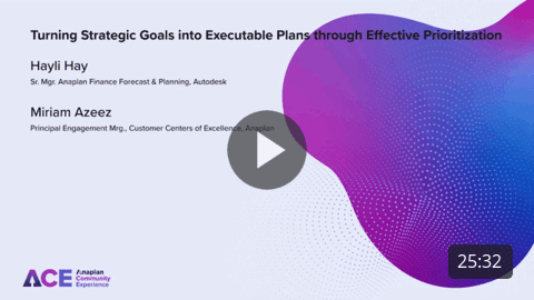 Turning Strategic Goals into Executable Plans through Effective Prioritization