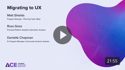 Migrating to UX