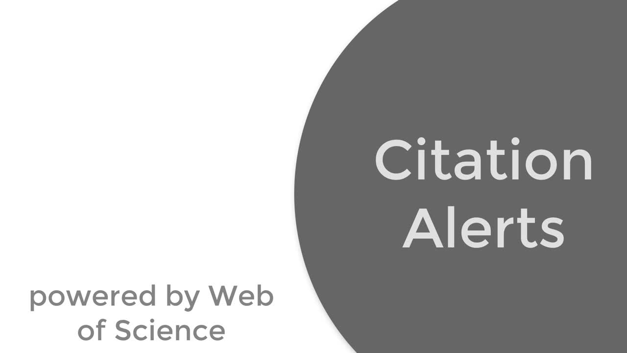 Setting Citation Alerts in Web of Science Web of Science