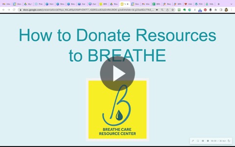 How to Donate Resources to BREATHE