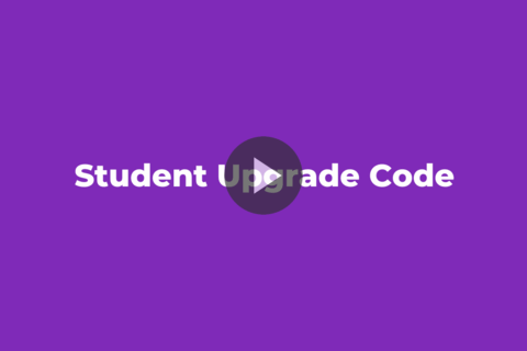 Student Upgrade Code