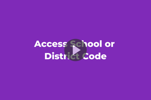 School or District Update Code