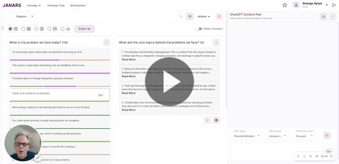 using the controls for a AI query