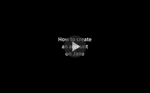 How to create an account on Jane