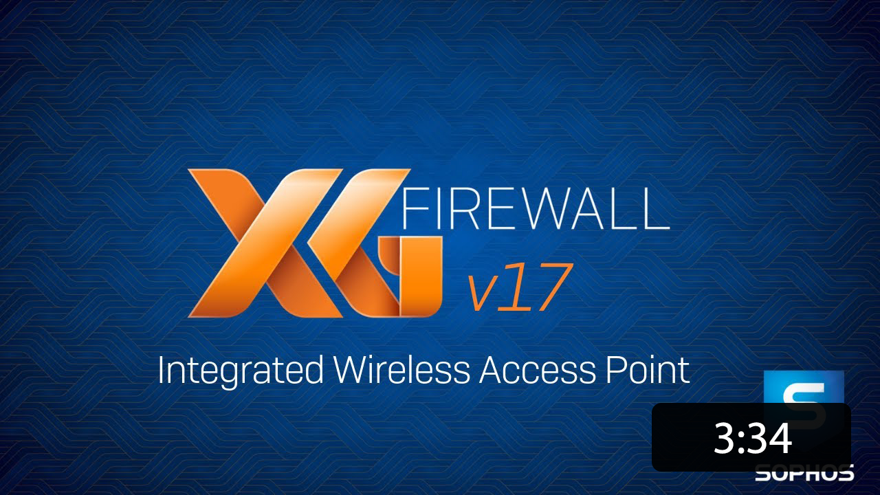 Sophos XG Firewall v18 Yenilikleri - Firewall Destek Merkezi