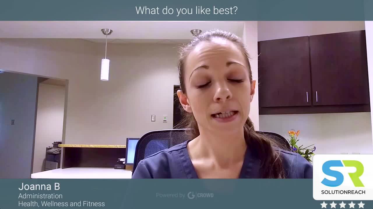 Solutionreach review by Joanna B.