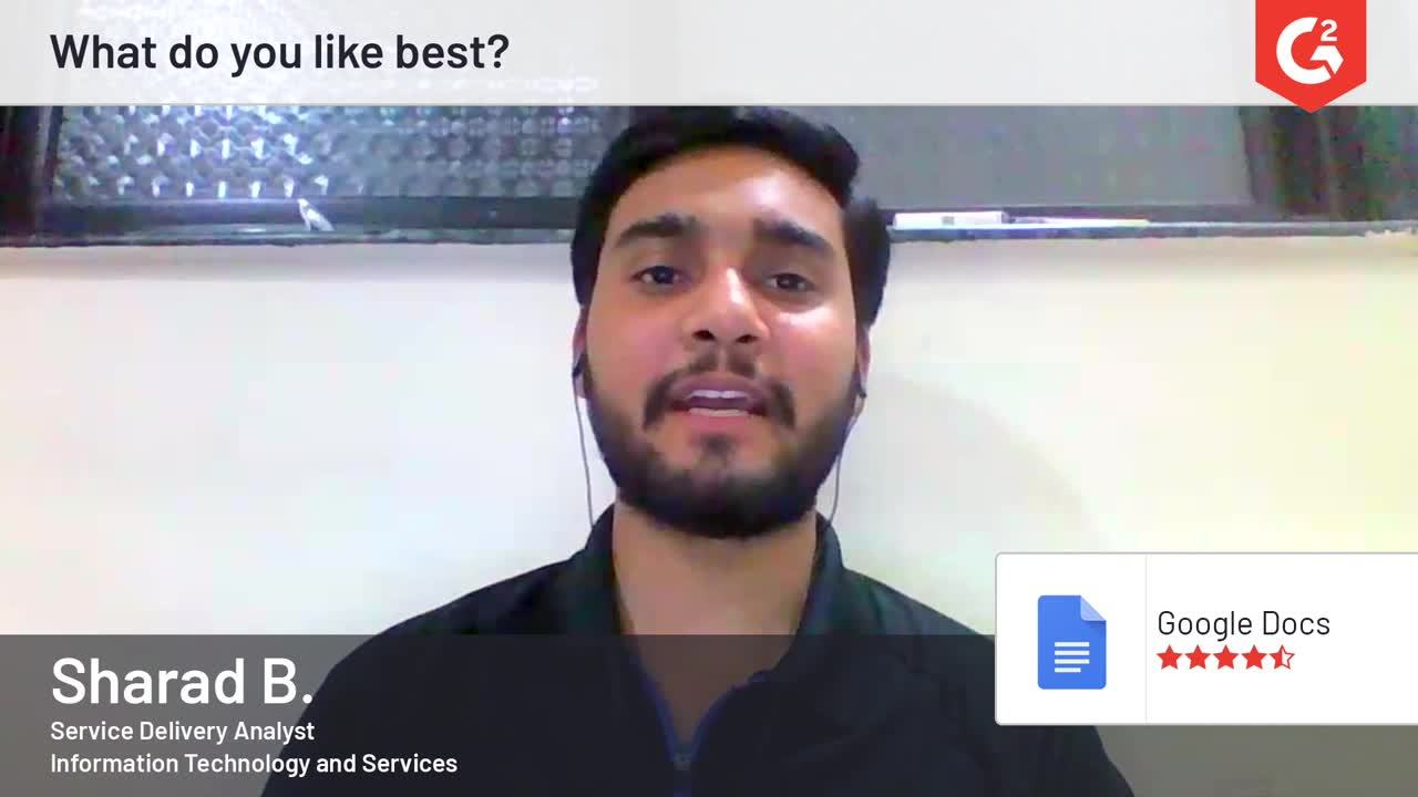 Google Workspace review by Sharad B.