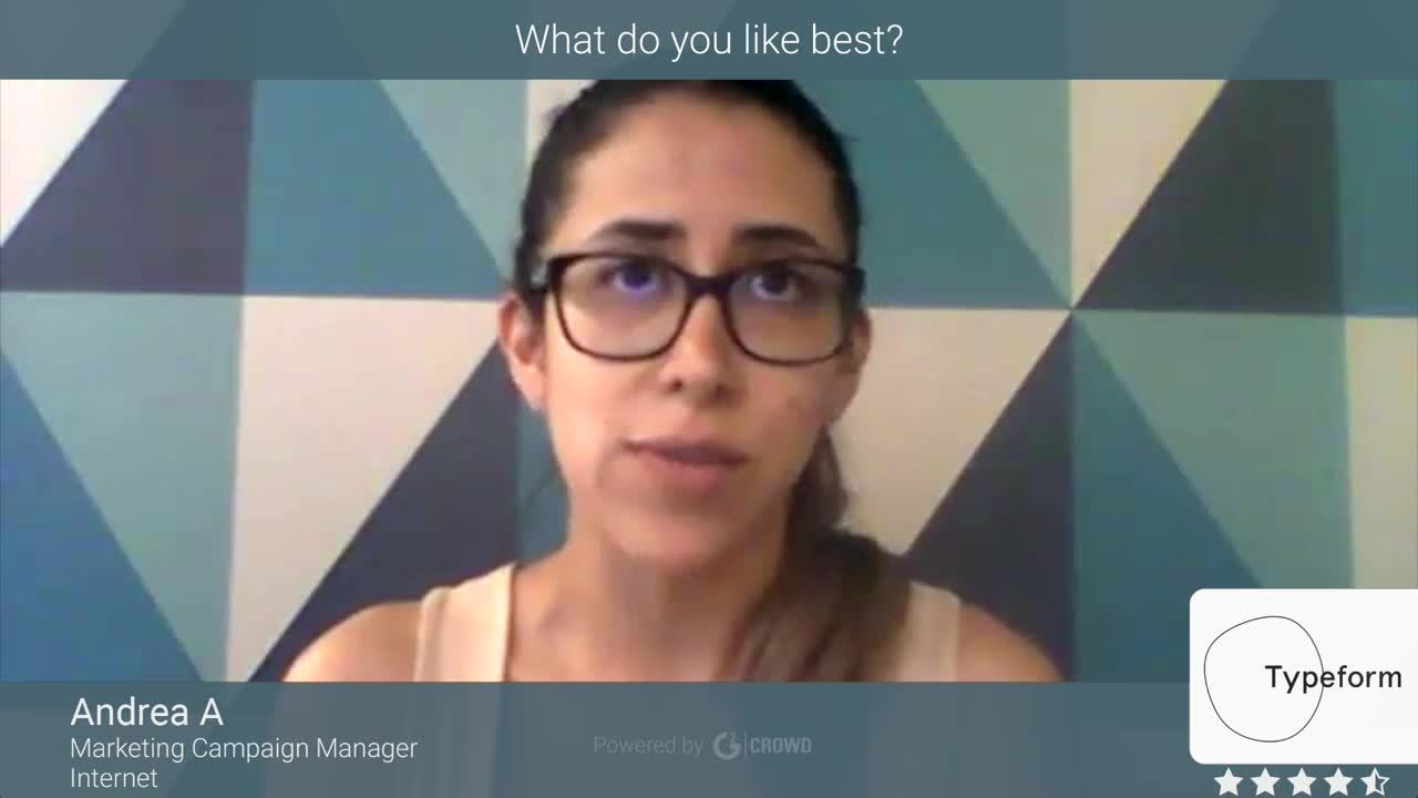 Typeform review by Andrea A.