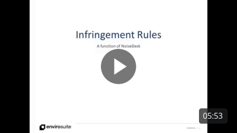 NoiseDesk create infringements