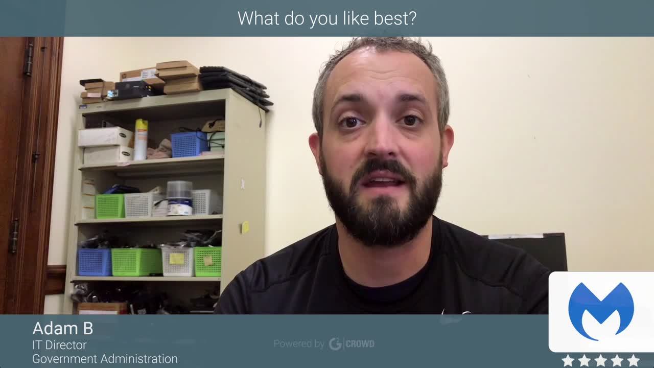 ThreatDown review by Adam B.