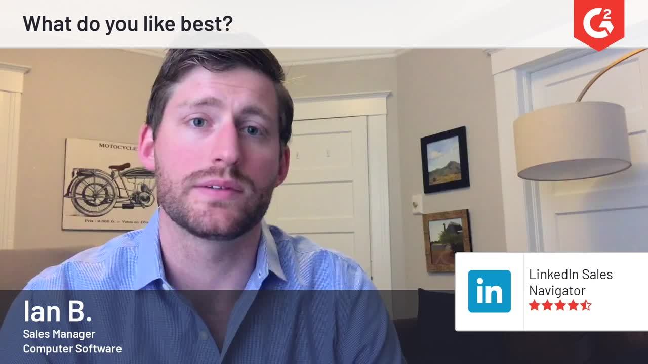 Avis sur LinkedIn Sales Navigator par Ian B.