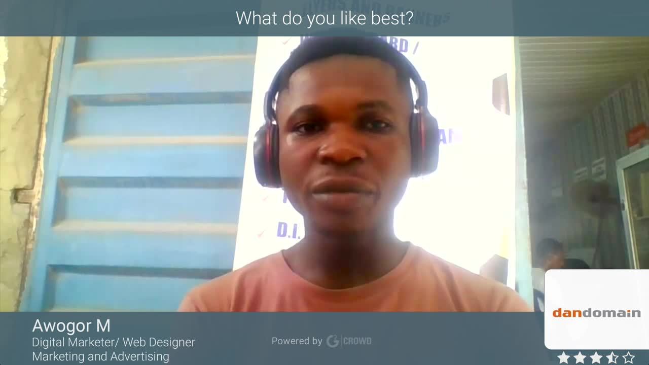 Avis sur Dandomain par Awogor M.