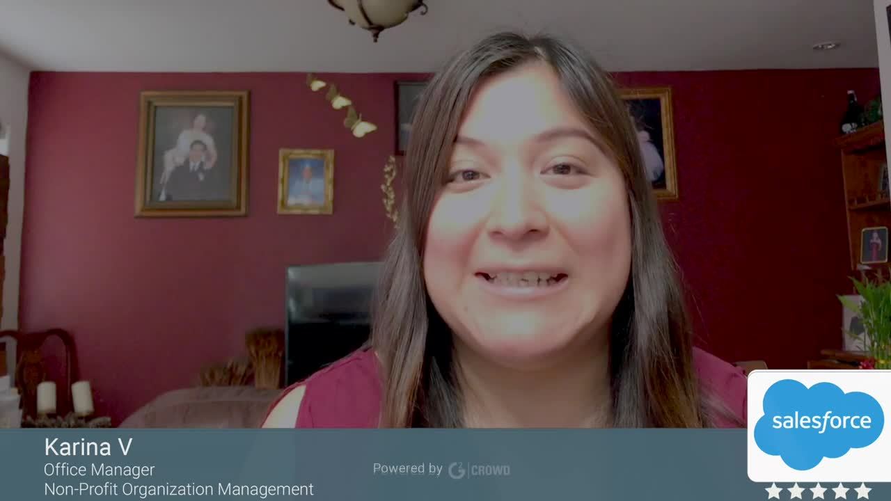 Agentforce Sales (formerly Salesforce Sales Cloud) review by Karina V.