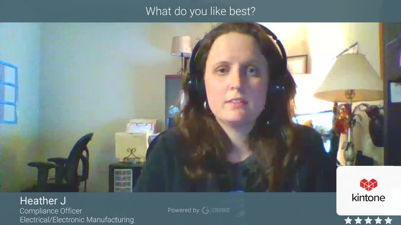 Kintone review by Heather J.