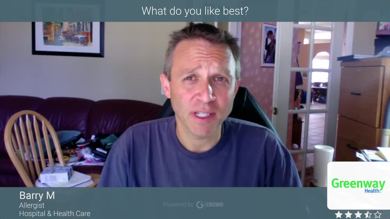 Intergy review by Barry M.