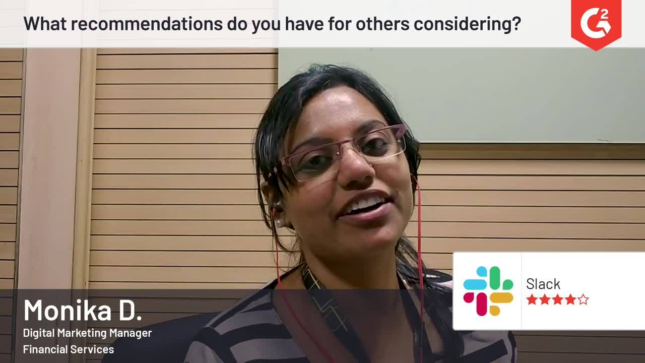 Slack review by Monika D.