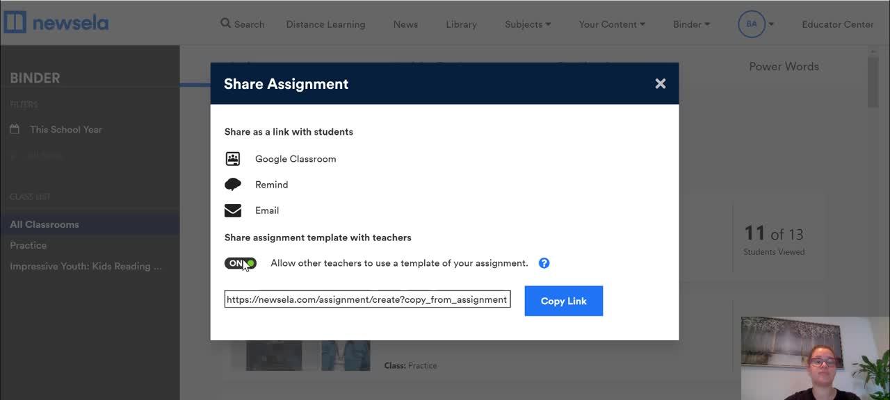 How Newsela Works: Reviewing Assignments