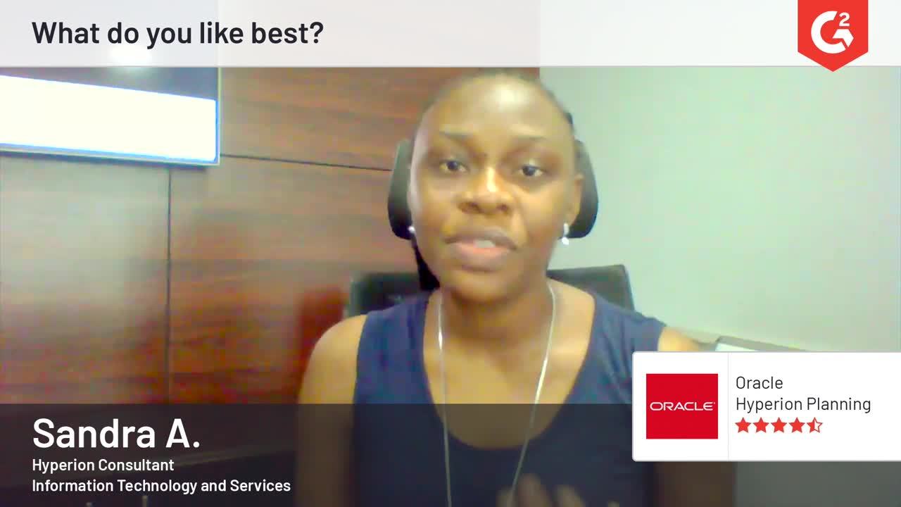 Oracle Hyperion Planning review by Sandra Leele A.