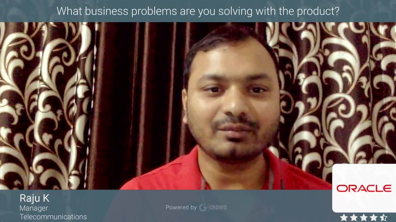 Oracle Virtualization review by Raju K.