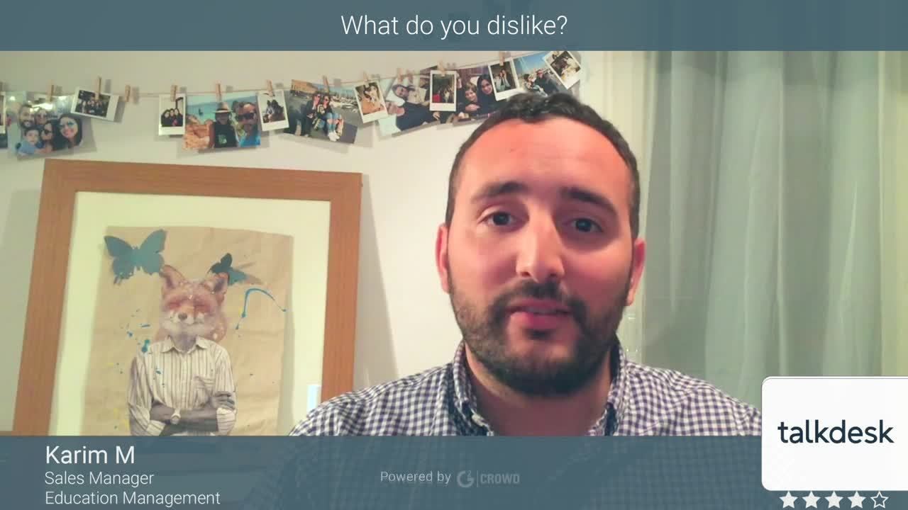 Talkdesk review by Karim M.