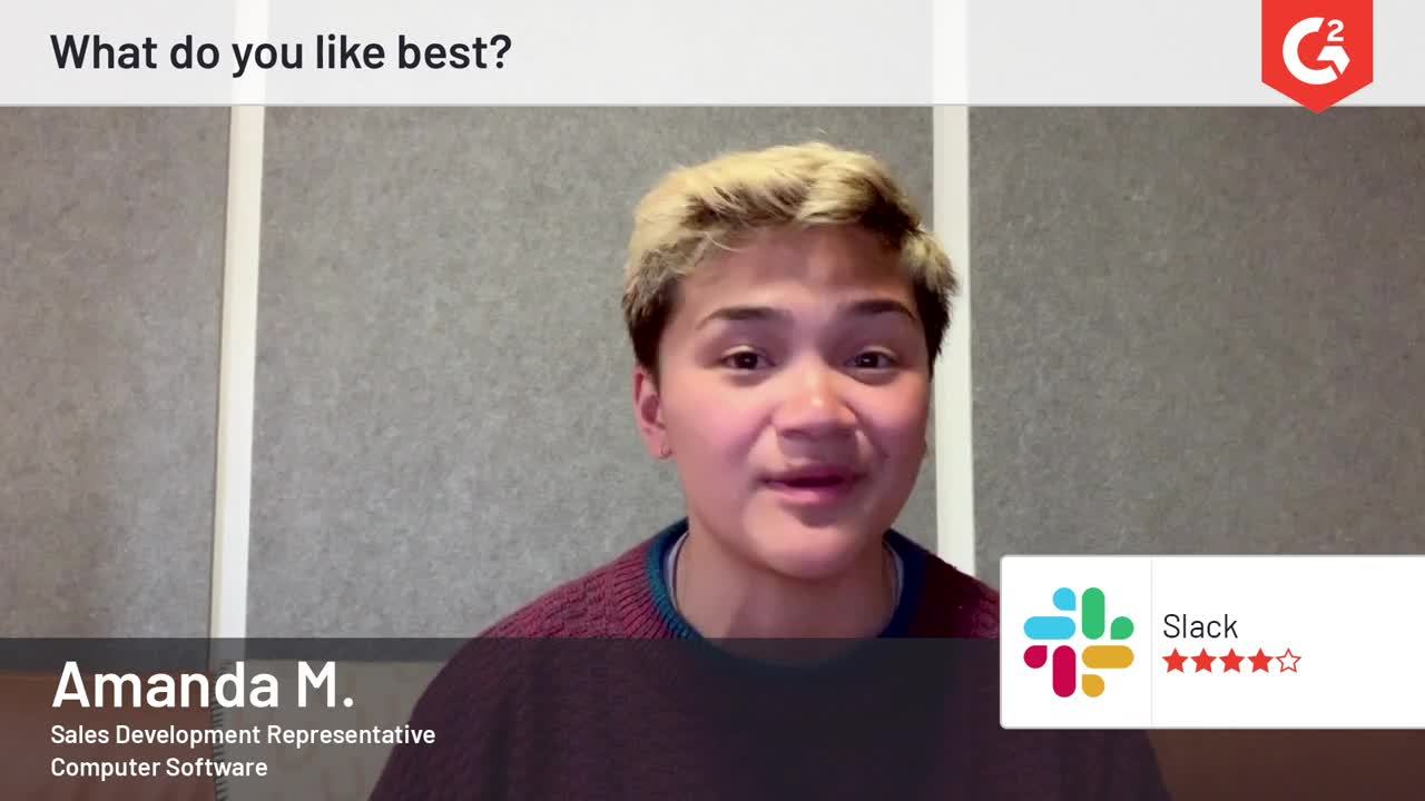 Slack review by Amanda M.