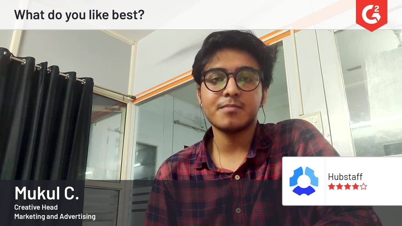 Hubstaff review by Mukul C.