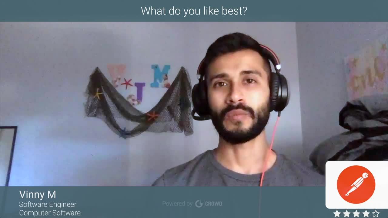 Avis sur Postman par Vinny M.