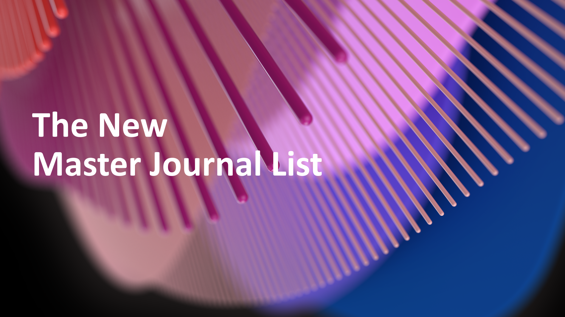 Find the right journal with Master Journal List