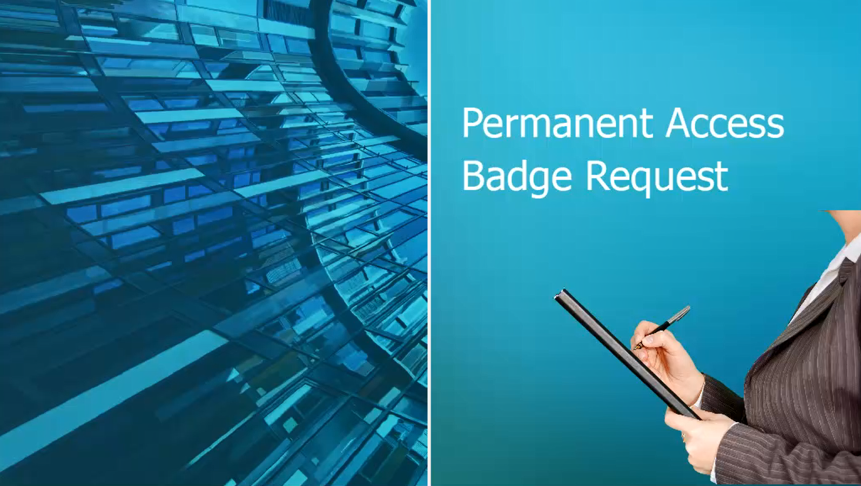 Add Permanent Access Badge Customer Portal
