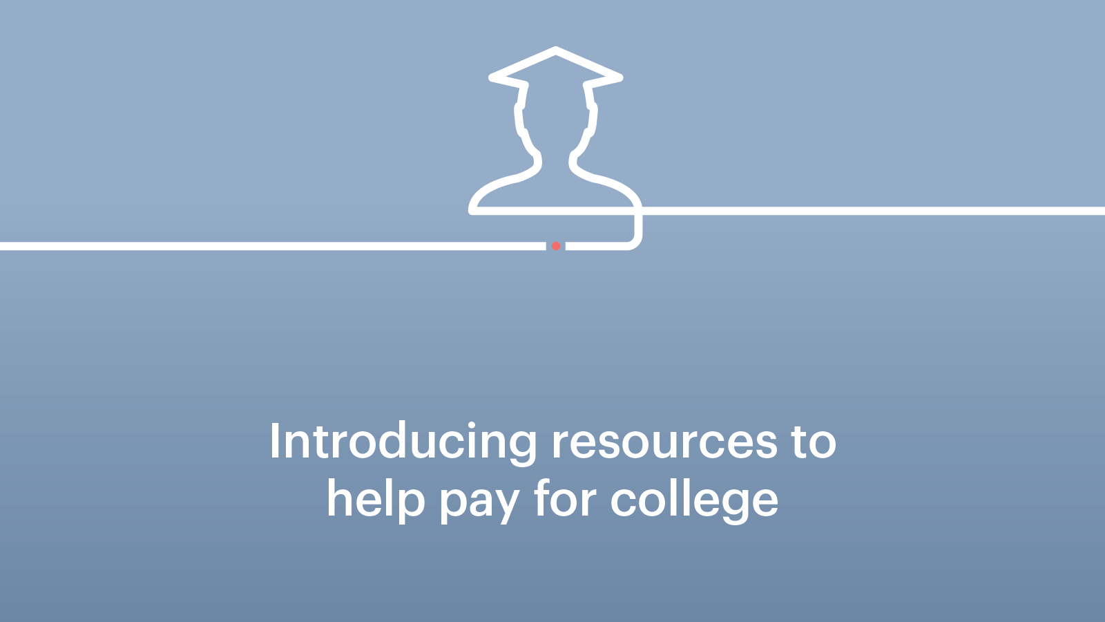 Introducing resources to help pay for college