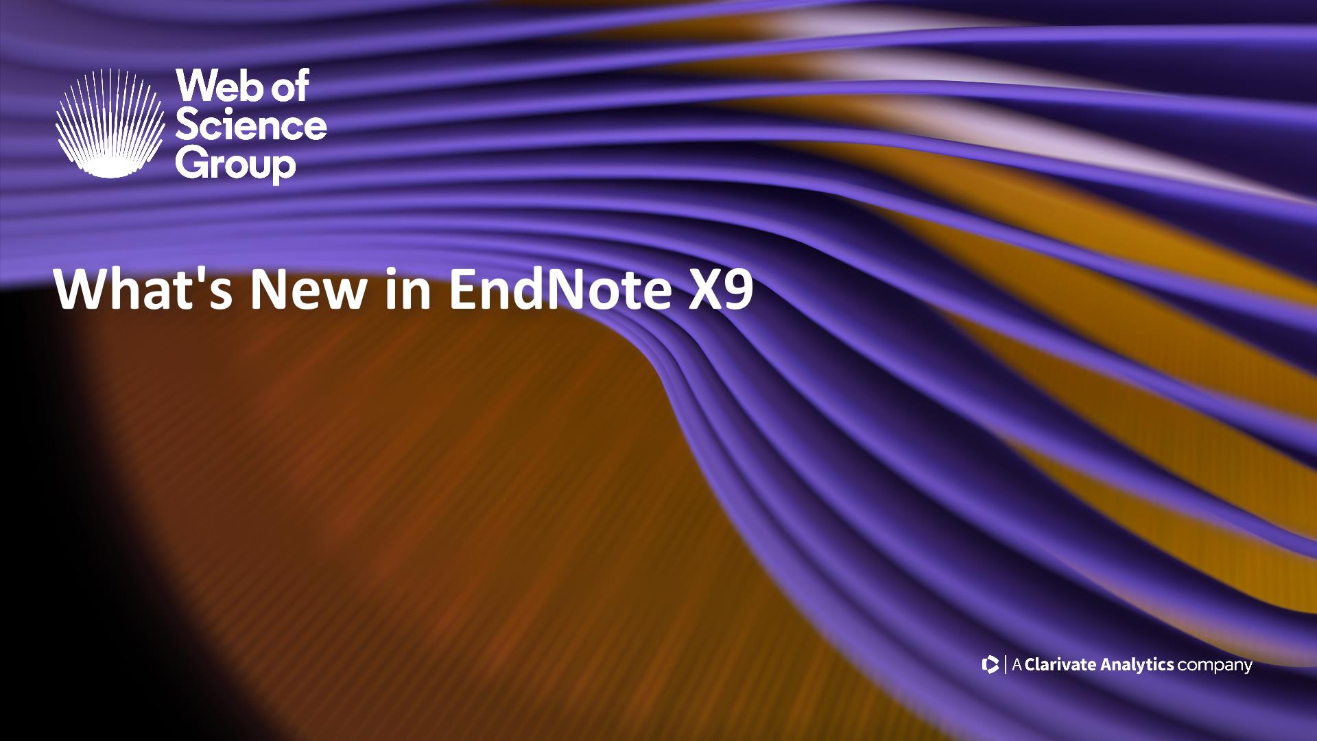 video training my endnote web