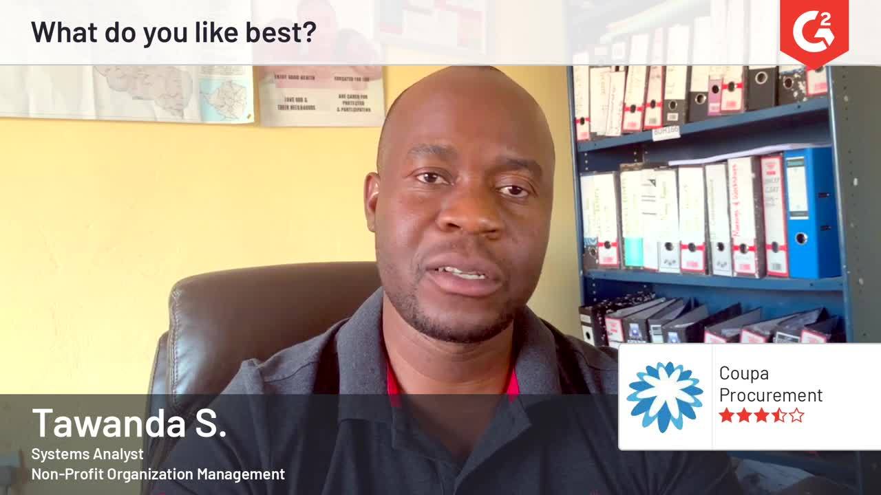 Coupa review by Tawanda S.