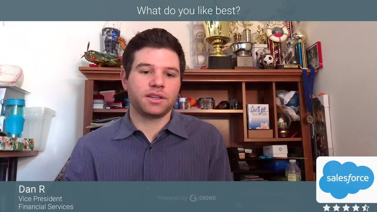 Agentforce Financial Services (formerly Salesforce Financial Services Cloud) review by Daniel R.