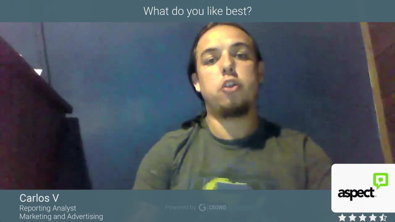 Avis sur Aspect Workforce par Carlos C.