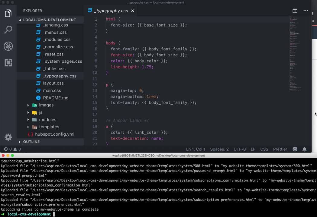 showing how it looks in the app code editor