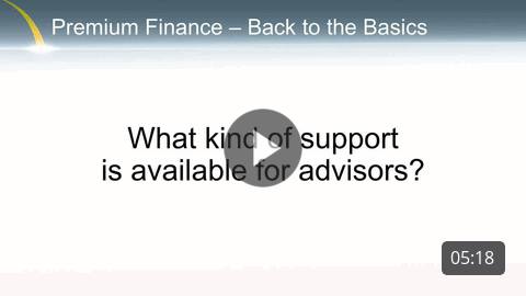 Premium Finance - What kind of support