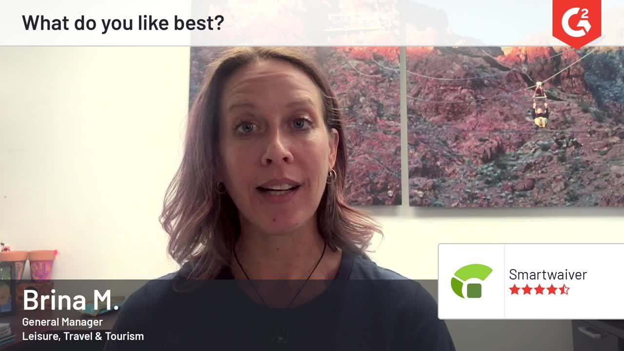 Smartwaiver review by Brina M.