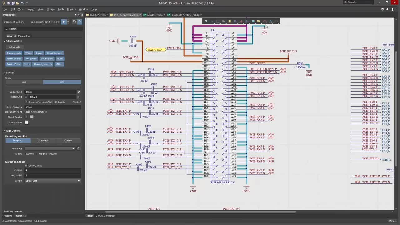 Схема altium designer