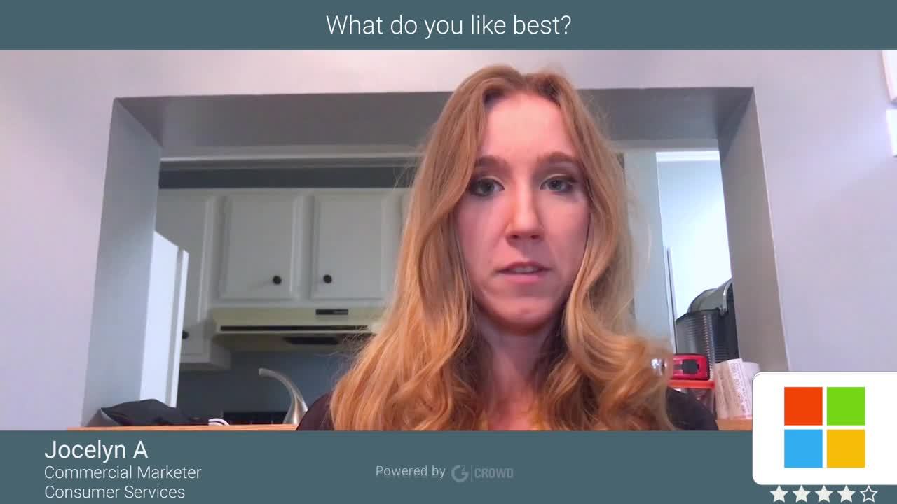 Microsoft Teams review by Jocelyn A.