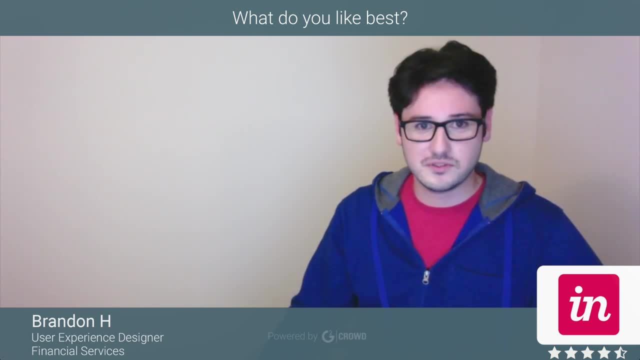 InVision Bewertung von Brandon H.