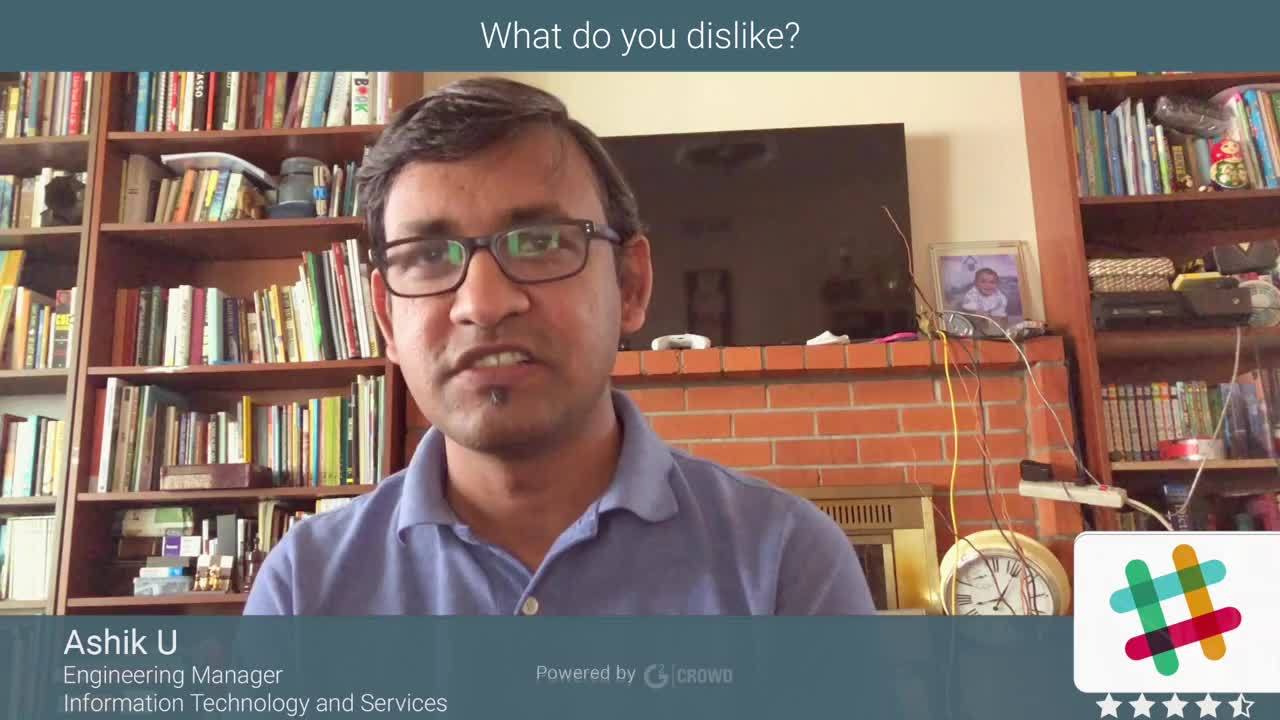 Slack review by Ashik U.