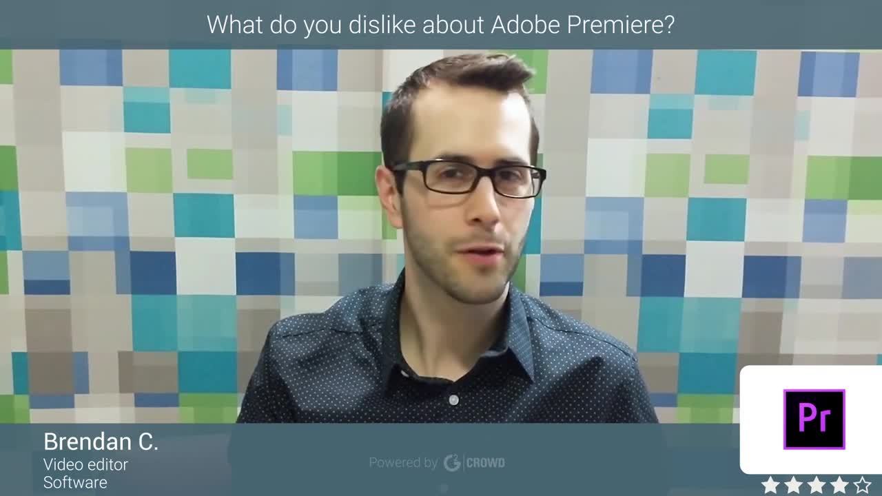 Avis sur Adobe Premiere Pro par Brendan C.